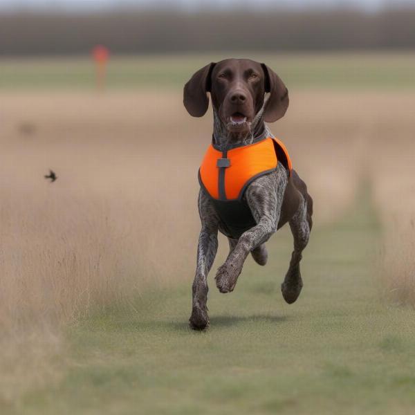 Field dog training exercise