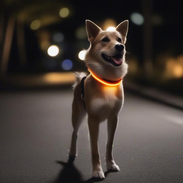 Flashing Dog Collar for Night Safety