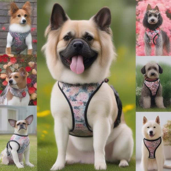 Floral Dog Harness Style Guide