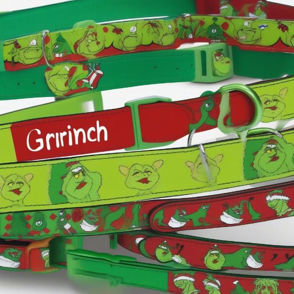 Grinch Dog Collar Styles