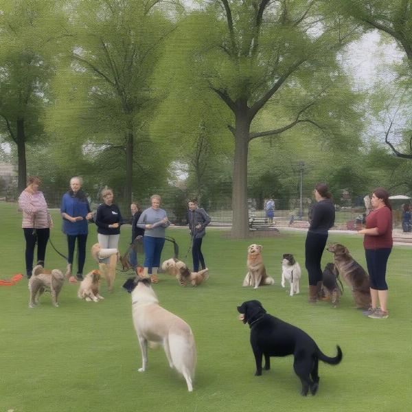 Group Dog Training Class in St. Paul