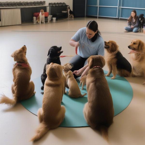 Group Dog Training Session