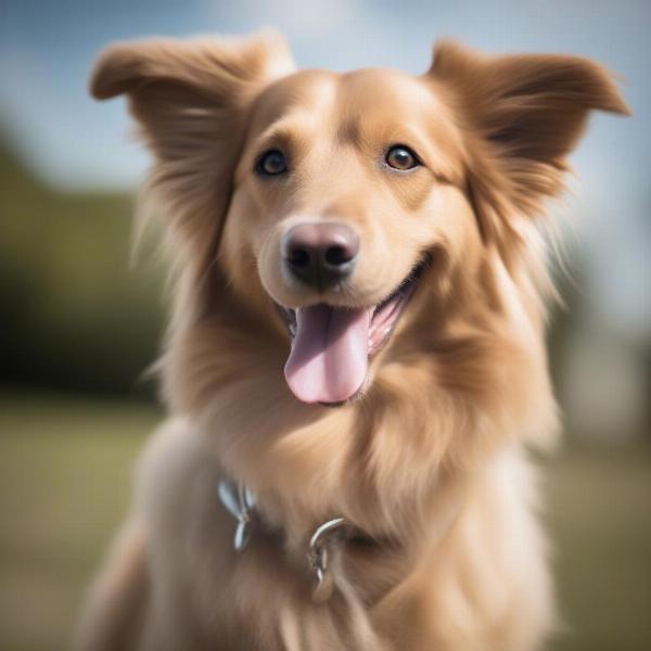 A happy dog after grooming in Orpington