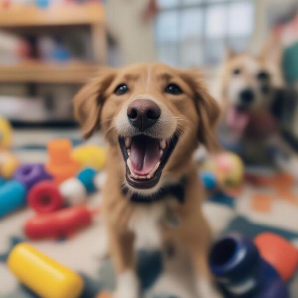 Happy Dog at Daycare Murrells Inlet