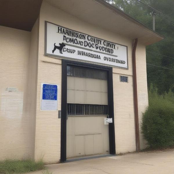 Harrison County Dog Pound Building Exterior