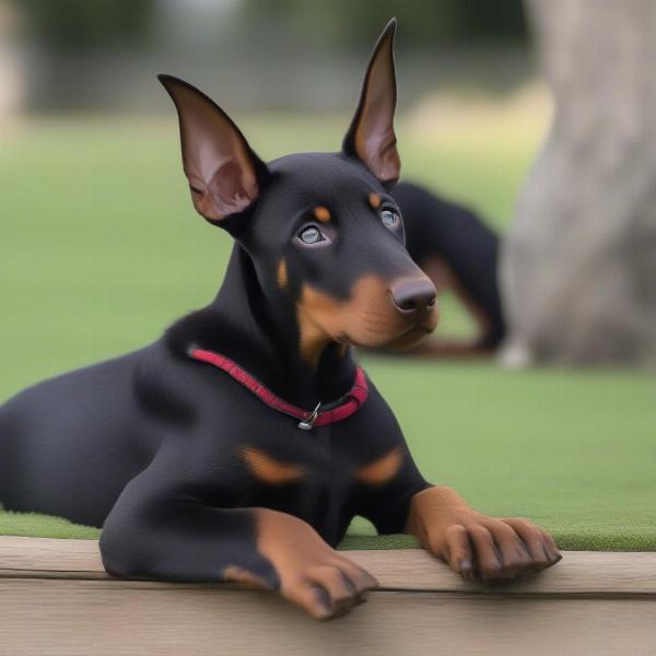 Healthy Doberman Puppy