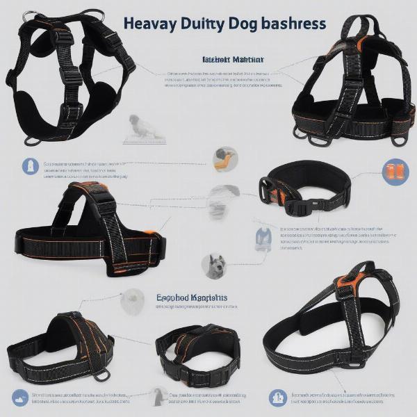 Heavy Duty Dog Harness Features