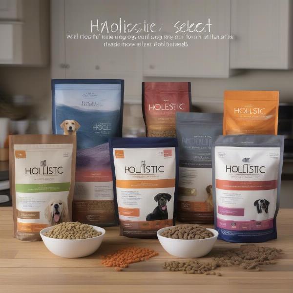 Holistic Select Dog Food Product Lineup