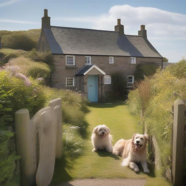 Dog-friendly cottages on Holy Island with stunning coastal views