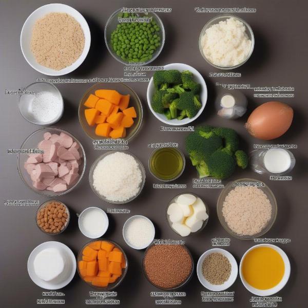 Ingredients for Homemade Dog Food for Pancreatitis