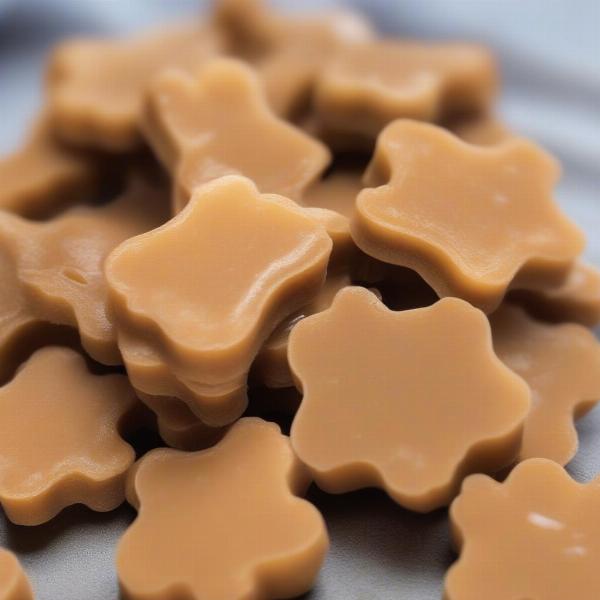 Homemade dog treats with honey