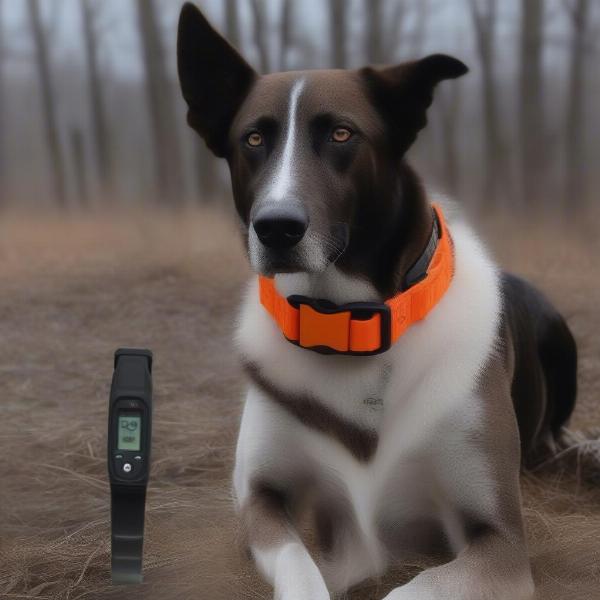 Essential features of a hunting dog collar: High visibility, GPS tracking, and nameplate.