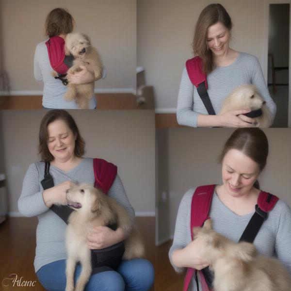 Training Your Dog to Use a Sling Carrier