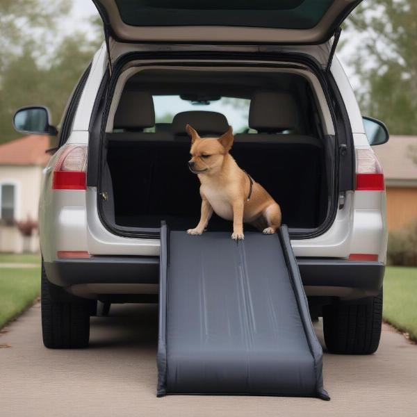 Inflatable Dog Ramp for Car