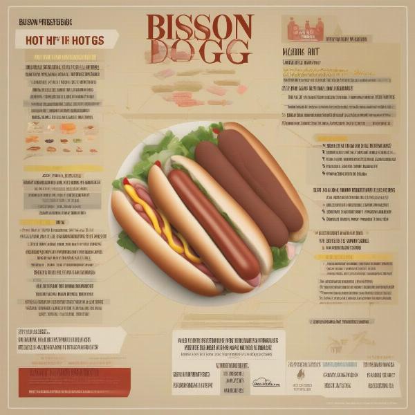 Ingredients in bison hot dogs