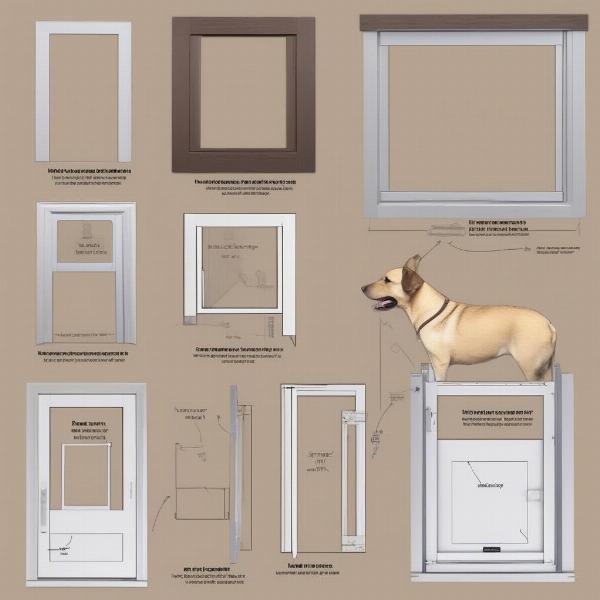 Installing a Screen Dog Door Insert