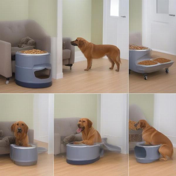 Introducing a Dog to a Room Separator