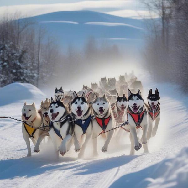 Kearney Dog Sled Races Competition