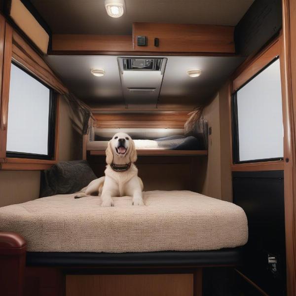 Kenworth truck sleeper cab for dog