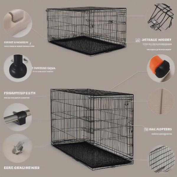 Types of Large Dog Crate Dividers