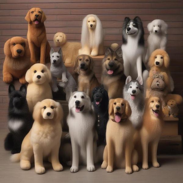 Life Size Stuffed Dog Breeds: A Variety of Options