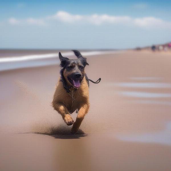 Dog-friendly beach in Lytham St Annes