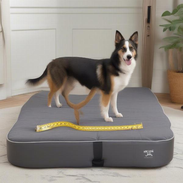 Measuring Dog for Bed Clearance