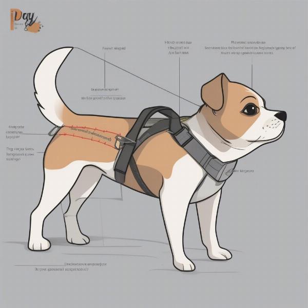 Measuring a Small Dog for a Harness