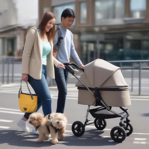 Safety Tips for Using a Large Dog Pram