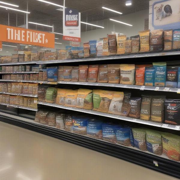 Dog Food Aisle at Mills Fleet Farm