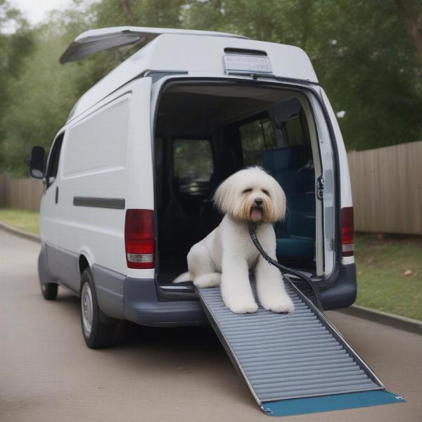 Mobile dog grooming offers a stress-free experience for anxious dogs.