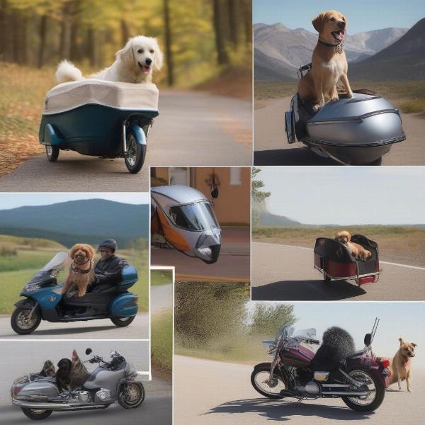 Motorcycle Dog Carrier, Sidecar, and Trailer Options