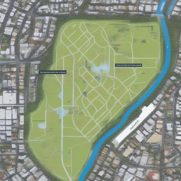 New Farm Dog Park Location Map