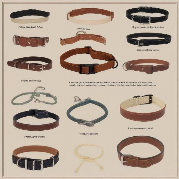 Types of Over and Under Dog Collars