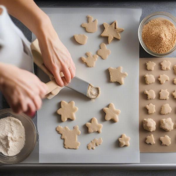 Owner Making Homemade Dog Treats