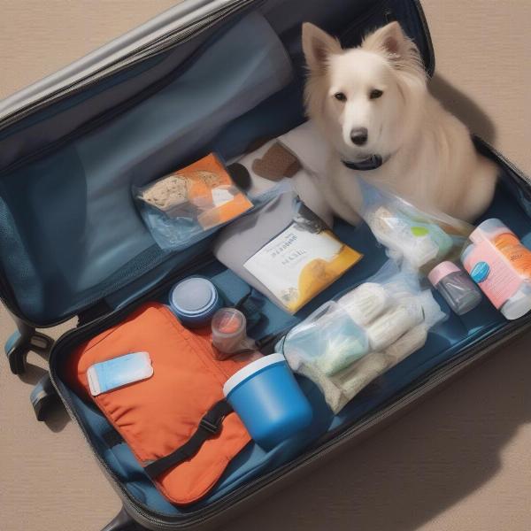 Ensure a stress-free holiday by packing essentials for your dog.