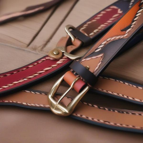 Hand-stitched Pampeano Dog Collar