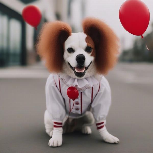 Pennywise dog costume options