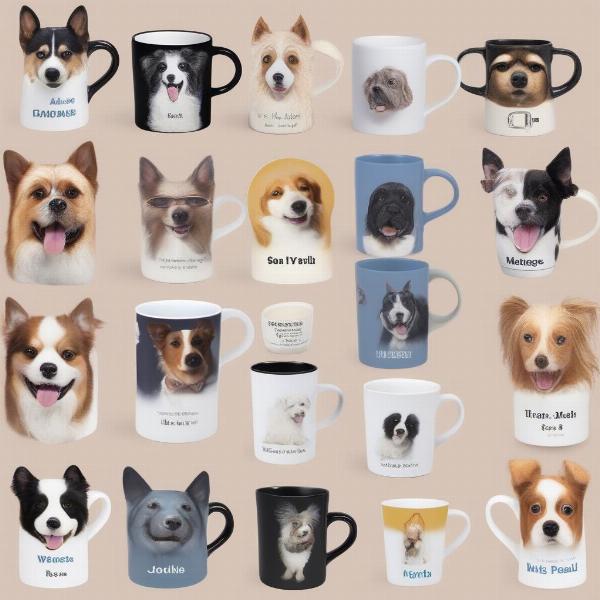 Personalised Dog Mug Designs