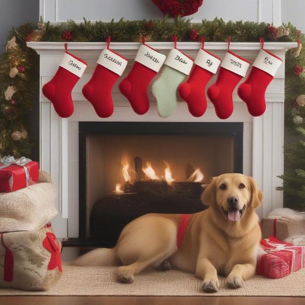 Personalized Christmas Stockings for Dogs