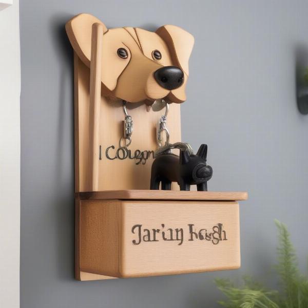 Personalized Dog Leash Hanger