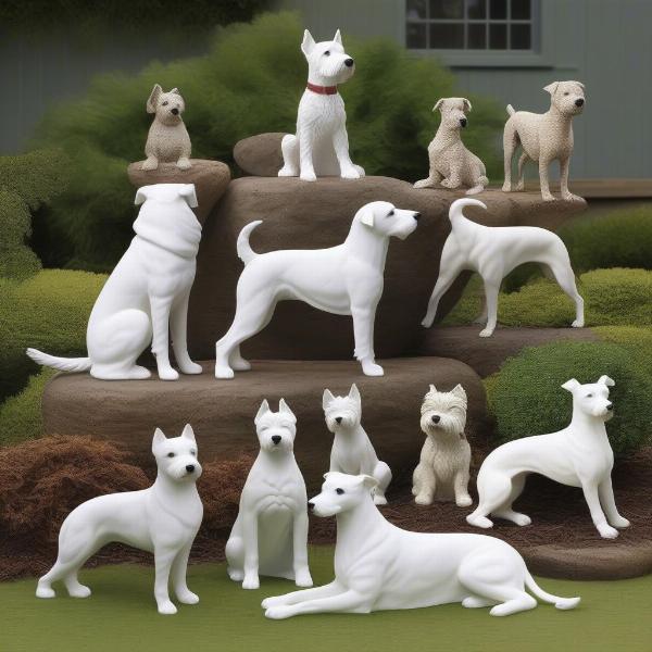 Popular Dog Breeds for Garden Ornaments