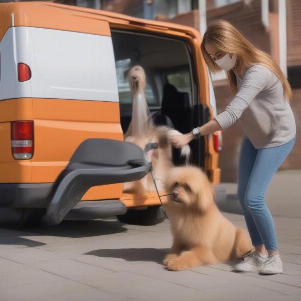 Preparing your dog for a mobile grooming session ensures a smooth and stress-free experience.