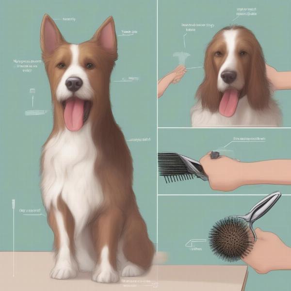 Proper Dog Hair Combing Technique