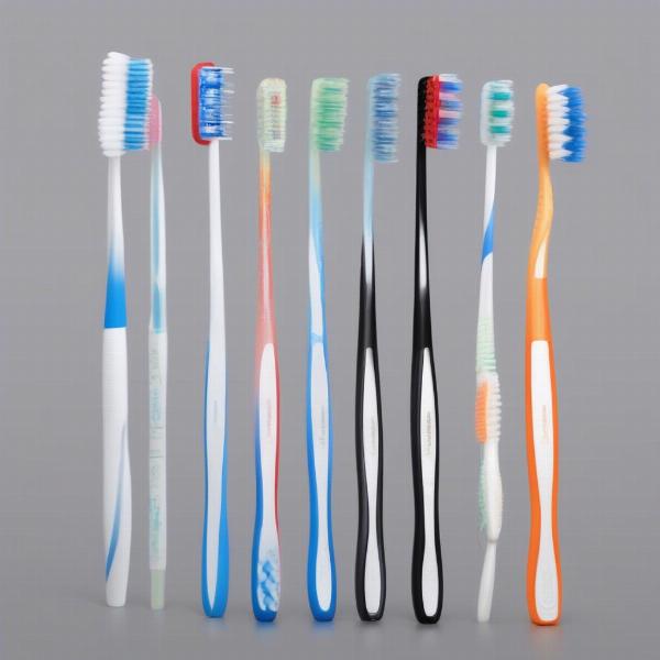 Different types of puppy dog toothbrushes