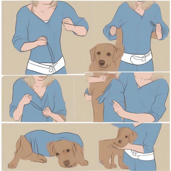 Putting Shirt on a Dog