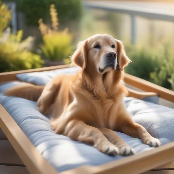 Raised Dog Bed: Cooling Comfort