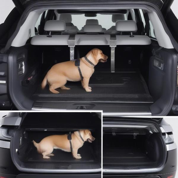 Installing a Dog Guard in a Range Rover Evoque