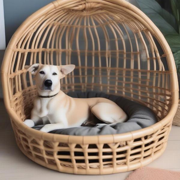 Benefits of a Rattan Dog Bed for Dogs