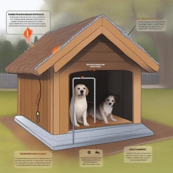 Safe and Durable Heated Dog House